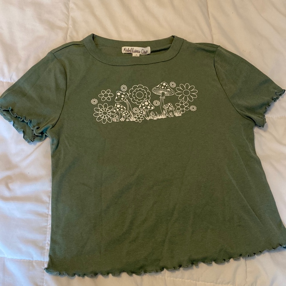A small green top, from T.J. Maxx. Never worn.